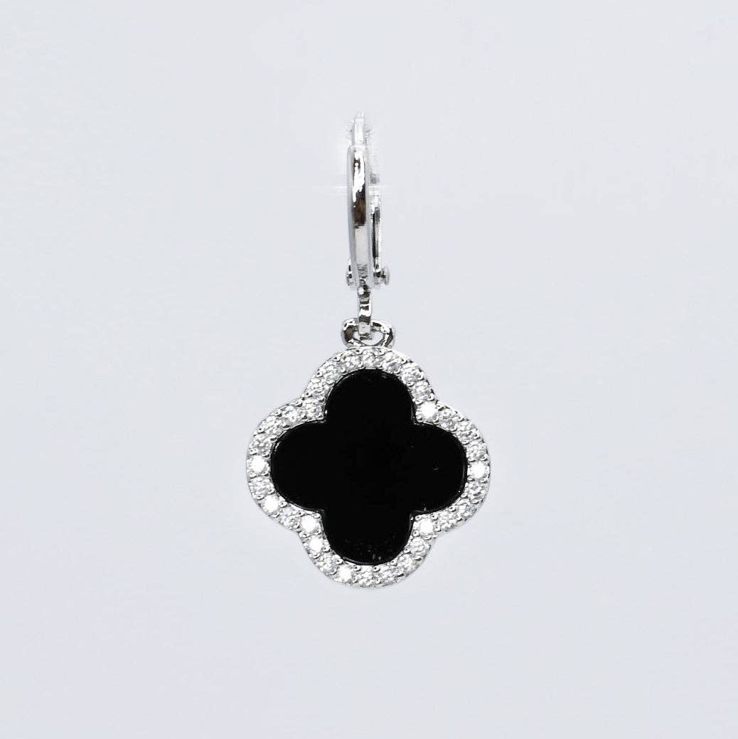 Amelia Black Pendant Silver CH-71