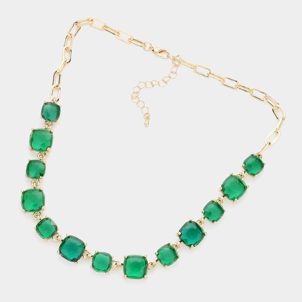 Gem Candy Necklace: Emerald