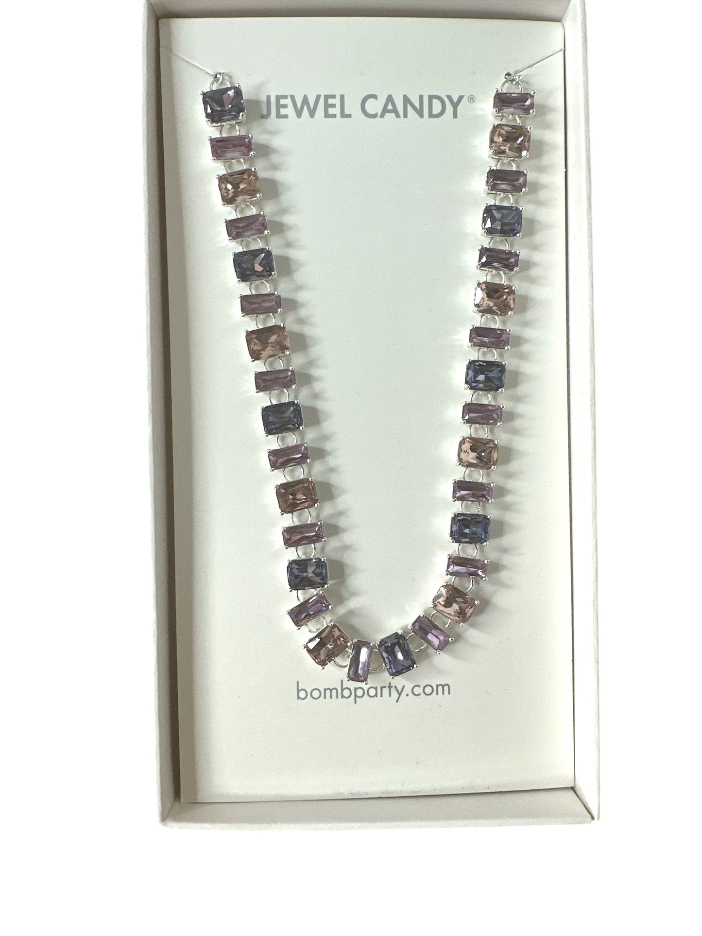 Jewel Candy Necklace Grape Crush