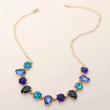 Gem Candy Necklace: Blue,Multi