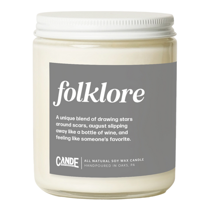 Folklore Scented Candle: Standard