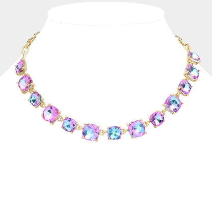 Gem Candy Necklace: Lavender