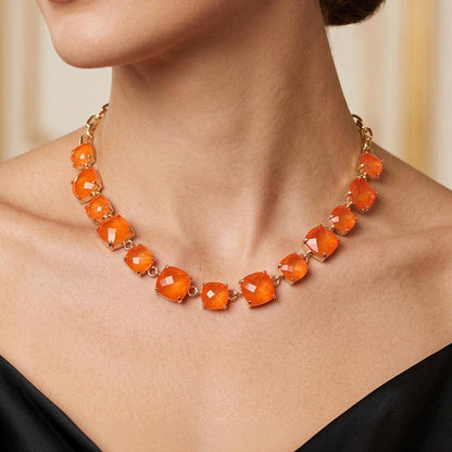 Gem Candy Necklace: Blue,Multi