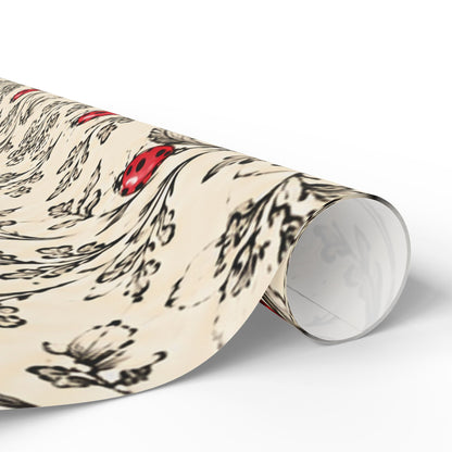 Last of the Bugs – Vintage Ladybug Wrapping Paper