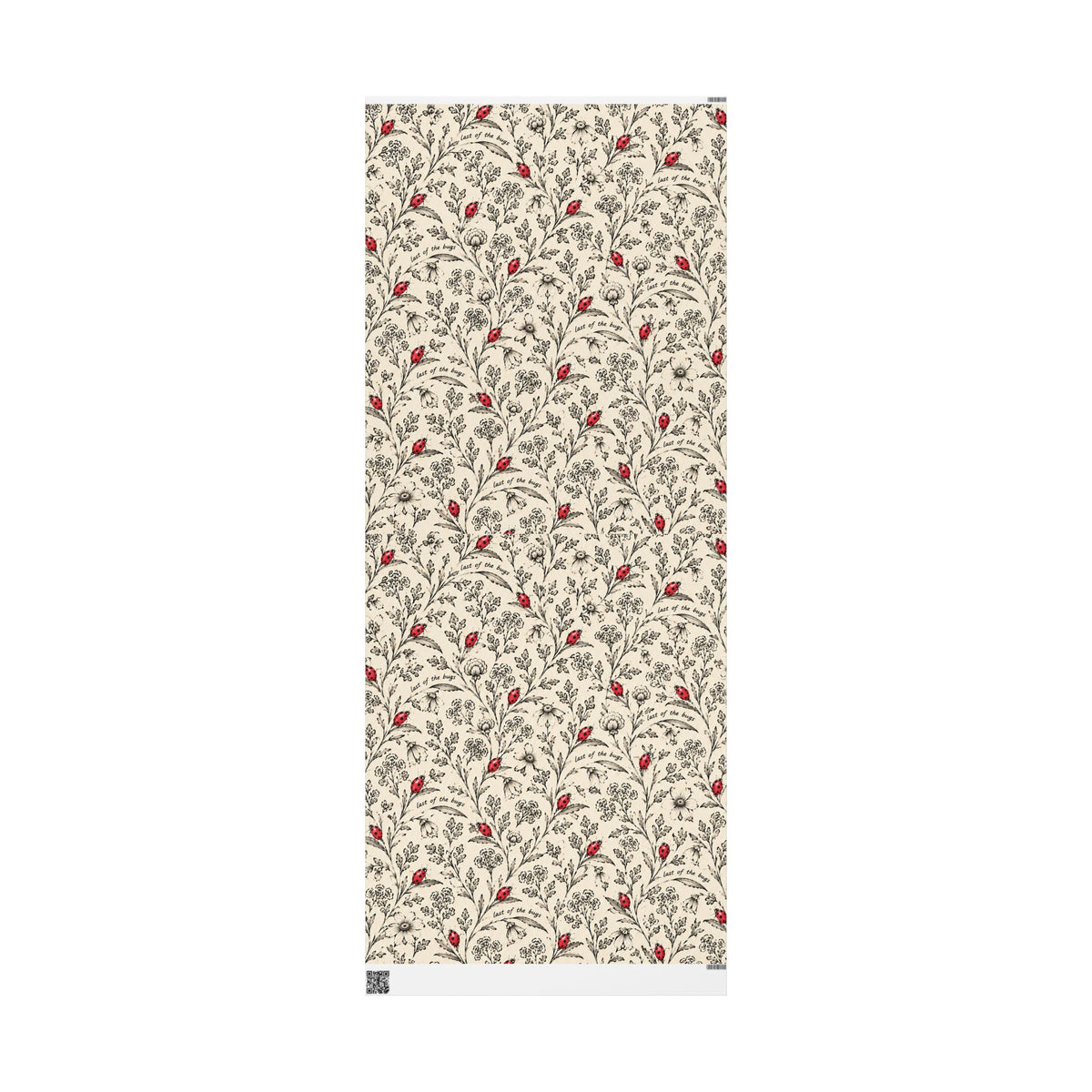 Last of the Bugs – Vintage Ladybug Wrapping Paper