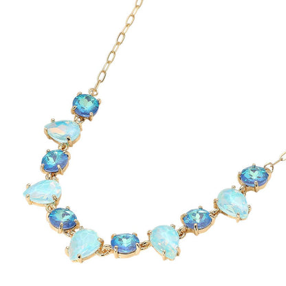 Gem Candy Necklace: Blue,Multi