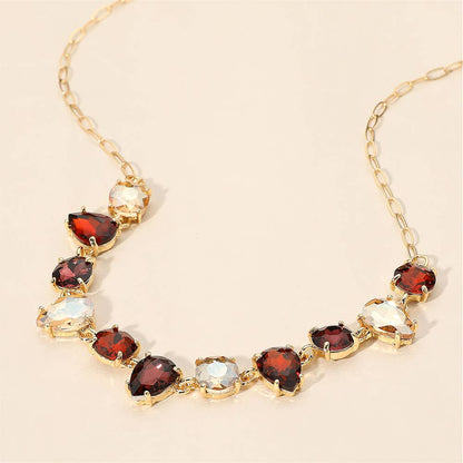 Gem Candy Necklace: Blue,Multi