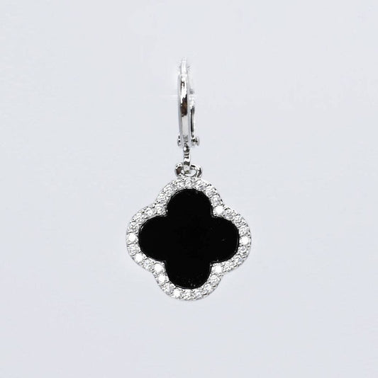 Amelia Black Pendant Silver CH-71