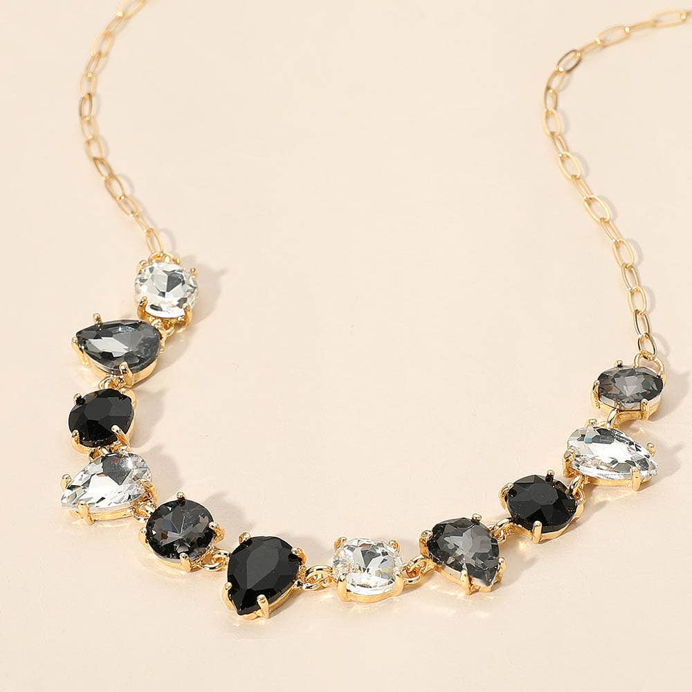 Gem Candy Necklace: Blue,Multi
