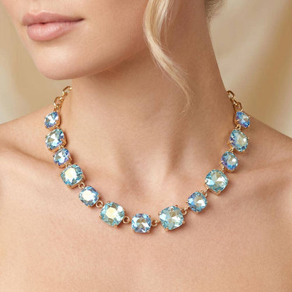 Gem Candy Necklace: Blue,Multi