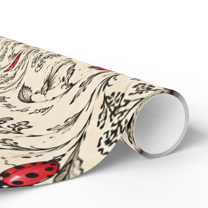 Last of the Bugs – Vintage Ladybug Wrapping Paper