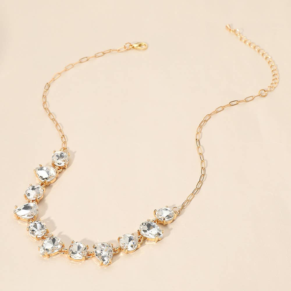 Gem Candy Necklace: Blue,Multi