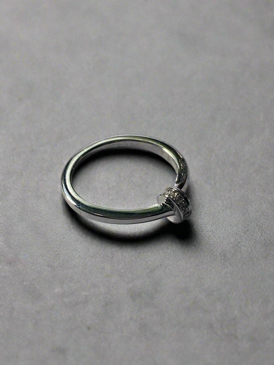 Nail Ring: Silver