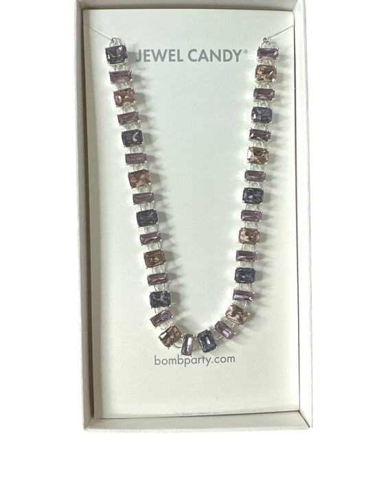 Jewel Candy Necklace Grape Crush
