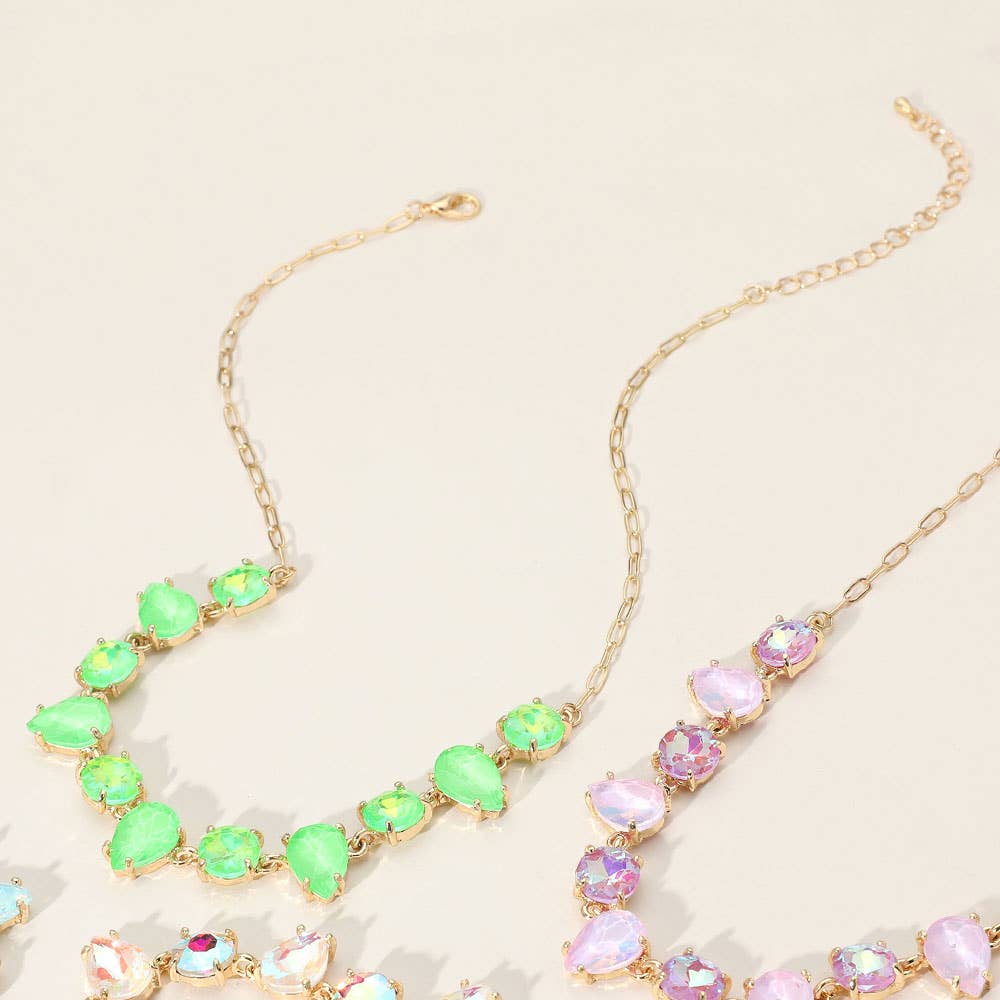 Gem Candy Necklace: Brown Multi