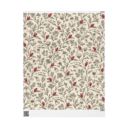 Last of the Bugs – Vintage Ladybug Wrapping Paper