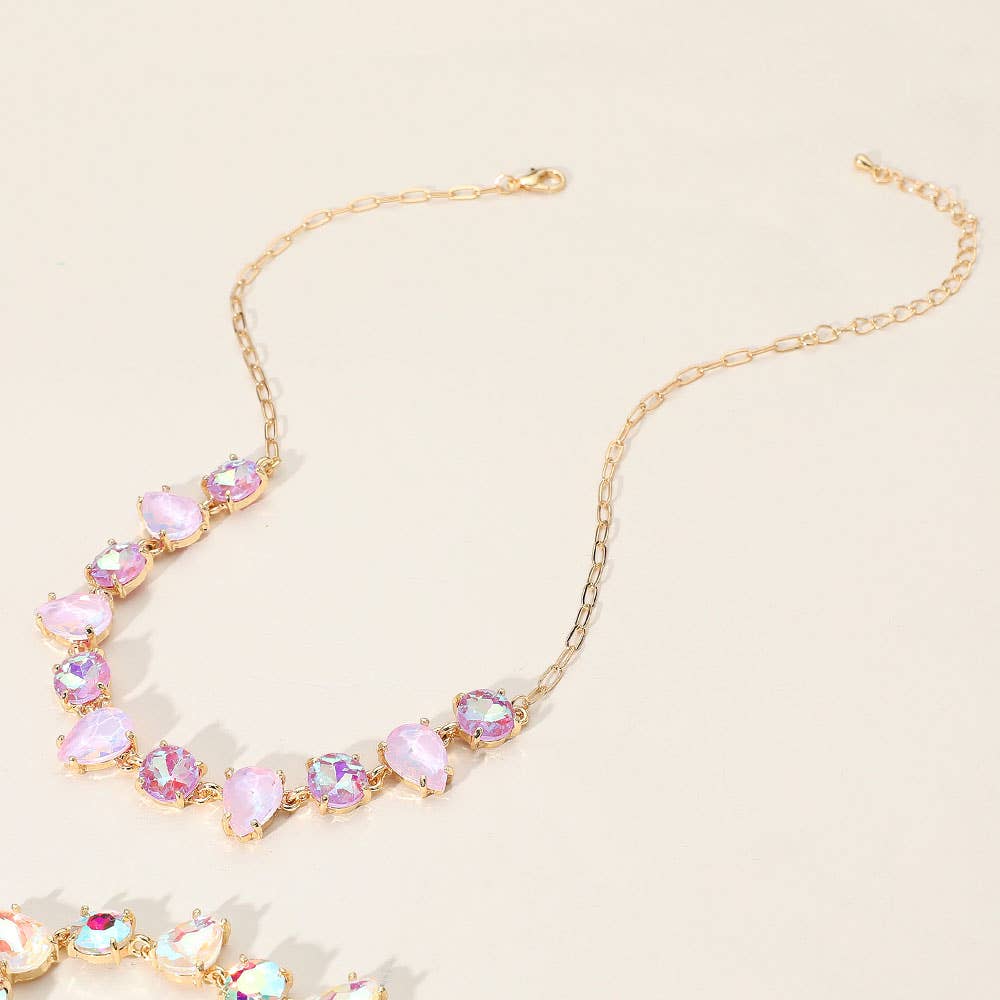 Gem Candy Necklace: Blue,Multi