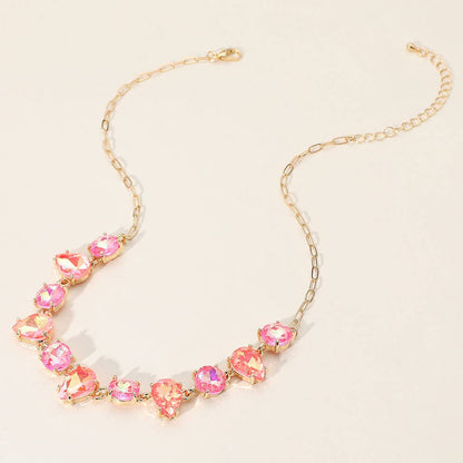 Gem Candy Necklace: Blue,Multi