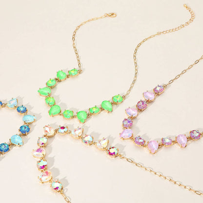 Gem Candy Necklace: Aqua Opal