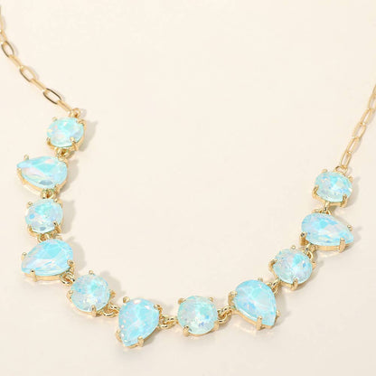 Gem Candy Necklace: Blue,Multi