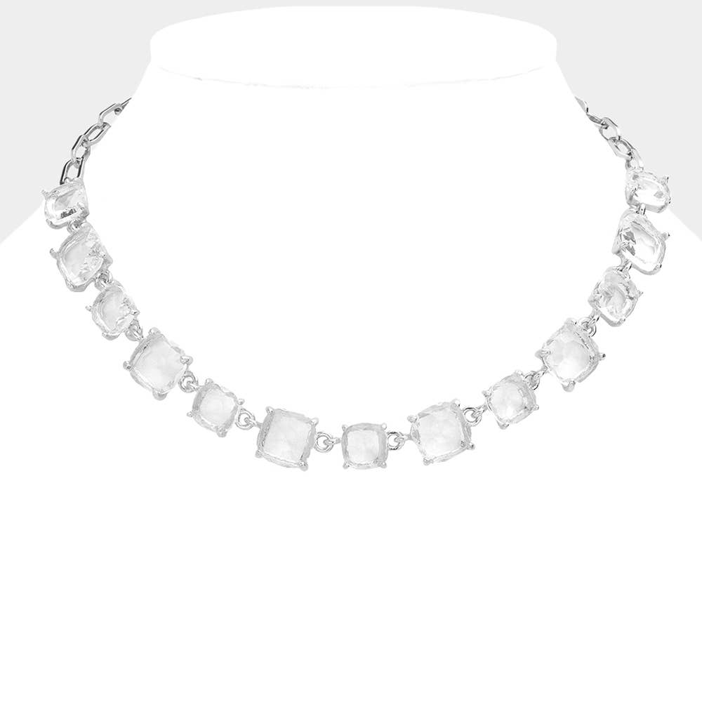 Gem Candy Necklace: Blue,Multi