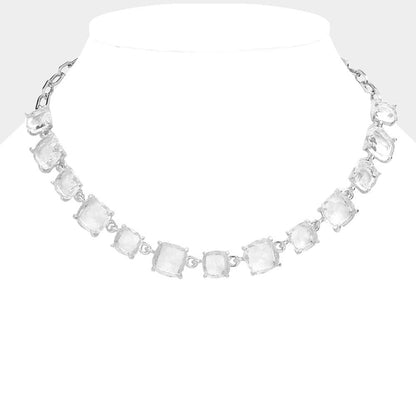 Gem Candy Necklace: Blue,Multi