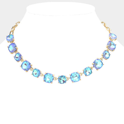 Gem Candy Necklace: AB,Mint