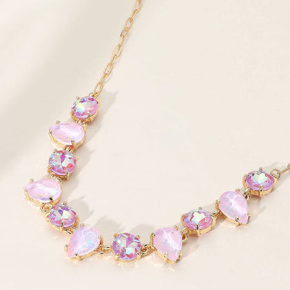 Gem Candy Necklace: Blue,Multi