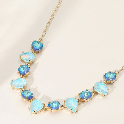 Gem Candy Necklace: Blue,Multi