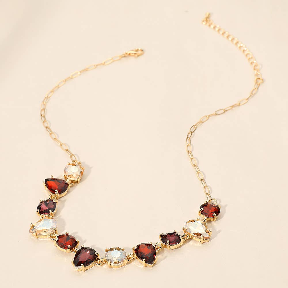 Gem Candy Necklace: Blue,Multi