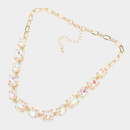 Gem Candy Necklace: Blue,Multi