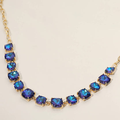 Gem Candy Necklace: AB Blue