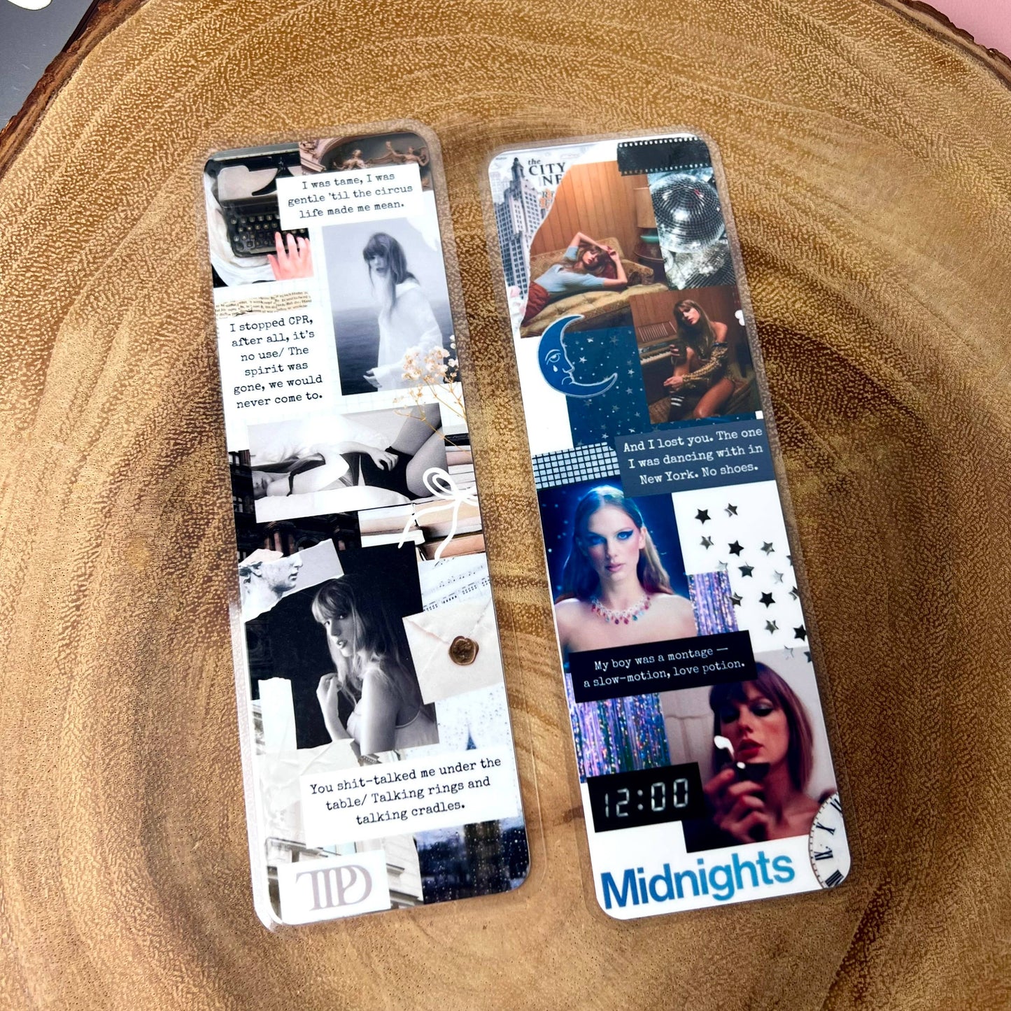Eras Collage Bookmarks: Debut