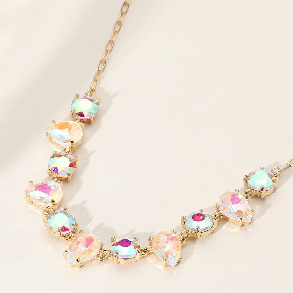 Gem Candy Necklace: Blue,Multi