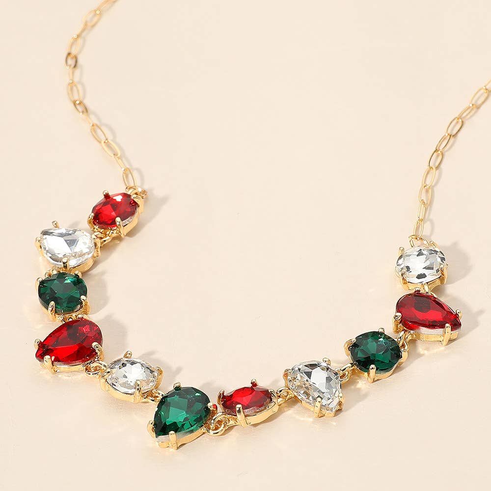 Gem Candy Necklace: Blue,Multi