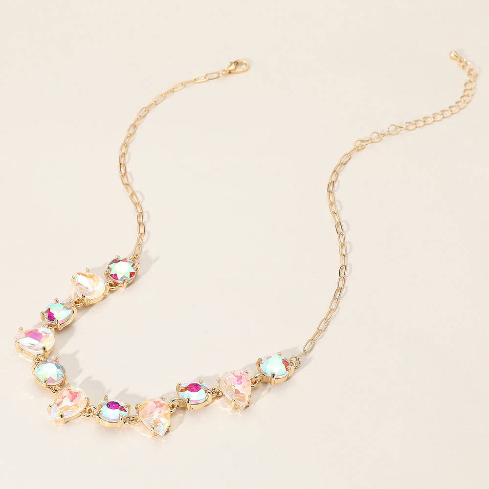 Gem Candy Necklace: Blue,Multi