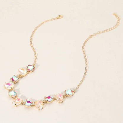 Gem Candy Necklace: Blue,Multi