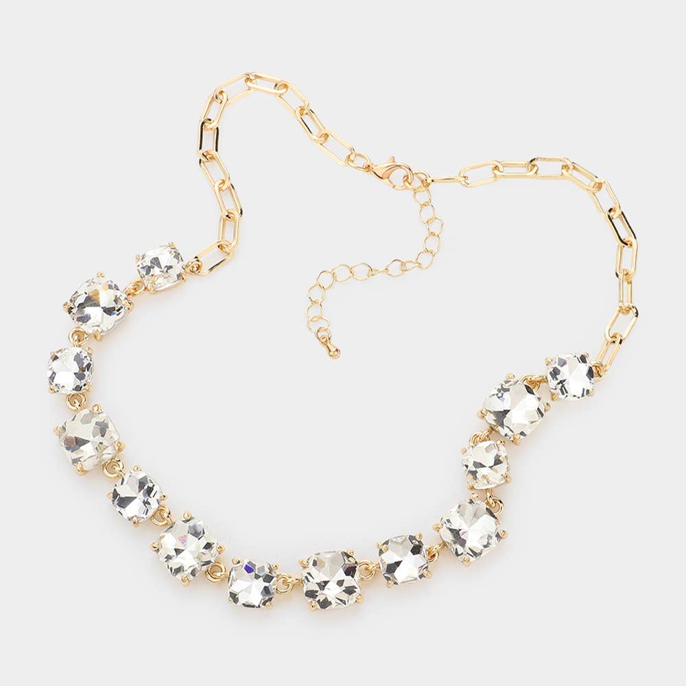 Gem Candy Necklace: Blue,Multi