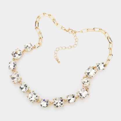 Gem Candy Necklace: Blue,Multi
