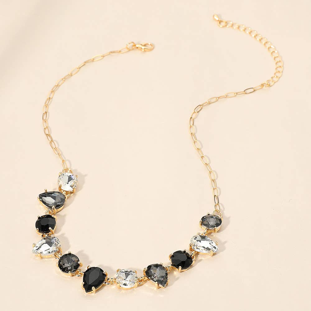 Gem Candy Necklace: Blue,Multi