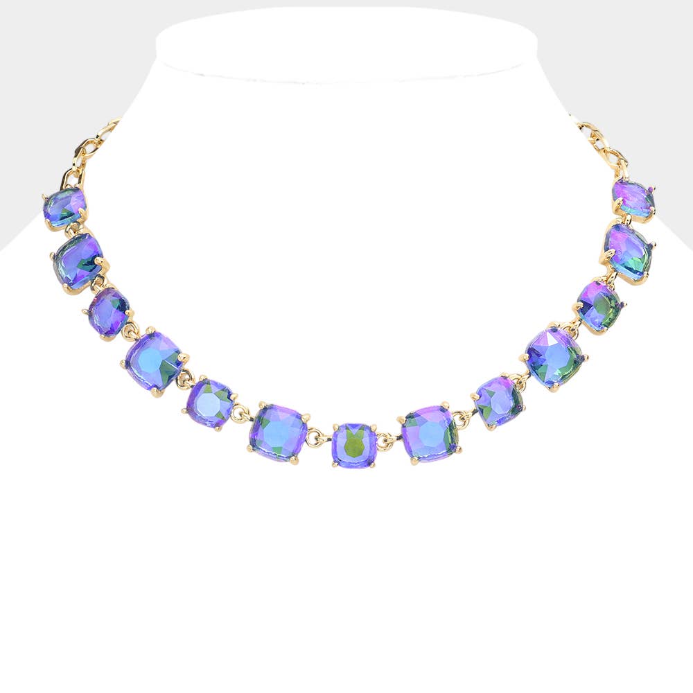 Gem Candy Necklace: Royal Blue