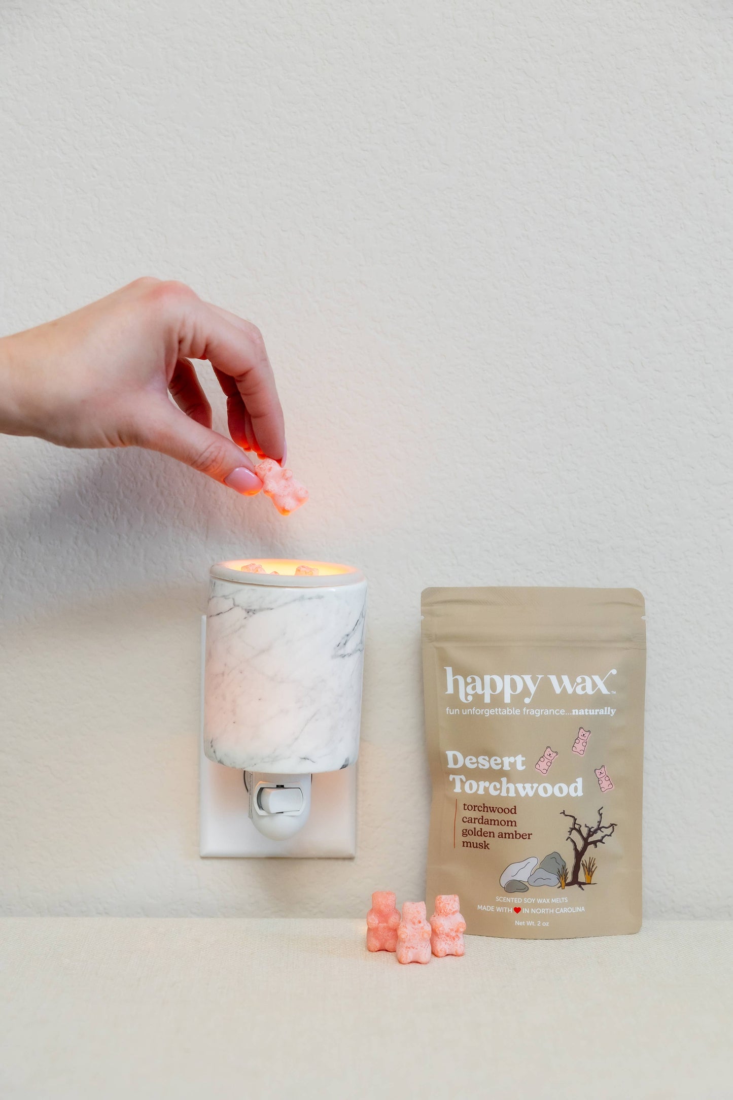 Outlet Wax Warmer for Scented Wax Melts: Marble
