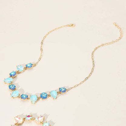 Gem Candy Necklace: Blue,Multi